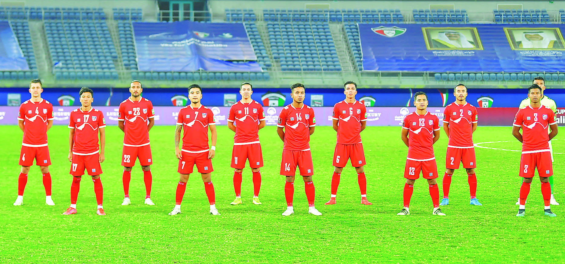 एसियन कप छनोटमा नेपाल आज बङ्गलादेशसँग खेल्दै