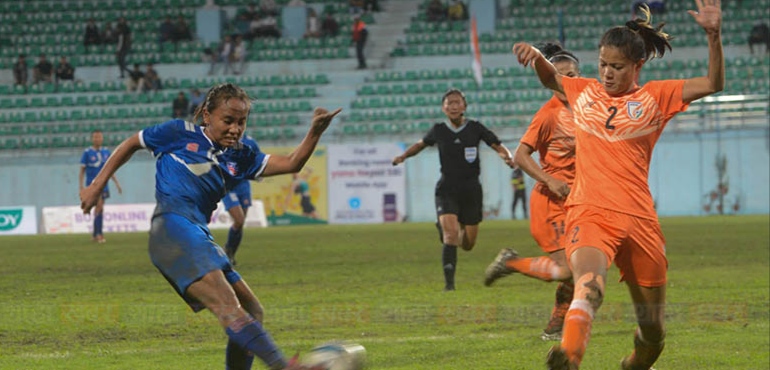 नेपाल महिला साफ च्याम्पियनसिपको फाइनलमा प्रवेश