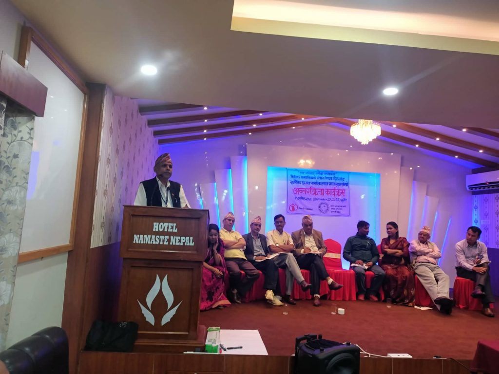 निर्वाचनमा बालबालिकाको प्रयोग नगर्ने कर्णालीका राजनीतिक दलहरुको प्रतिवद्धता