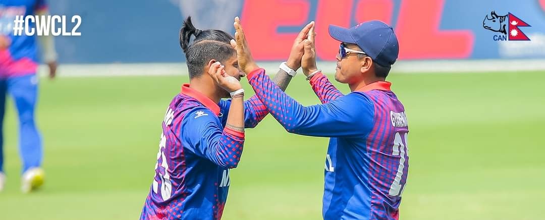 नेपाल सामु २०८ रनको लक्ष्य