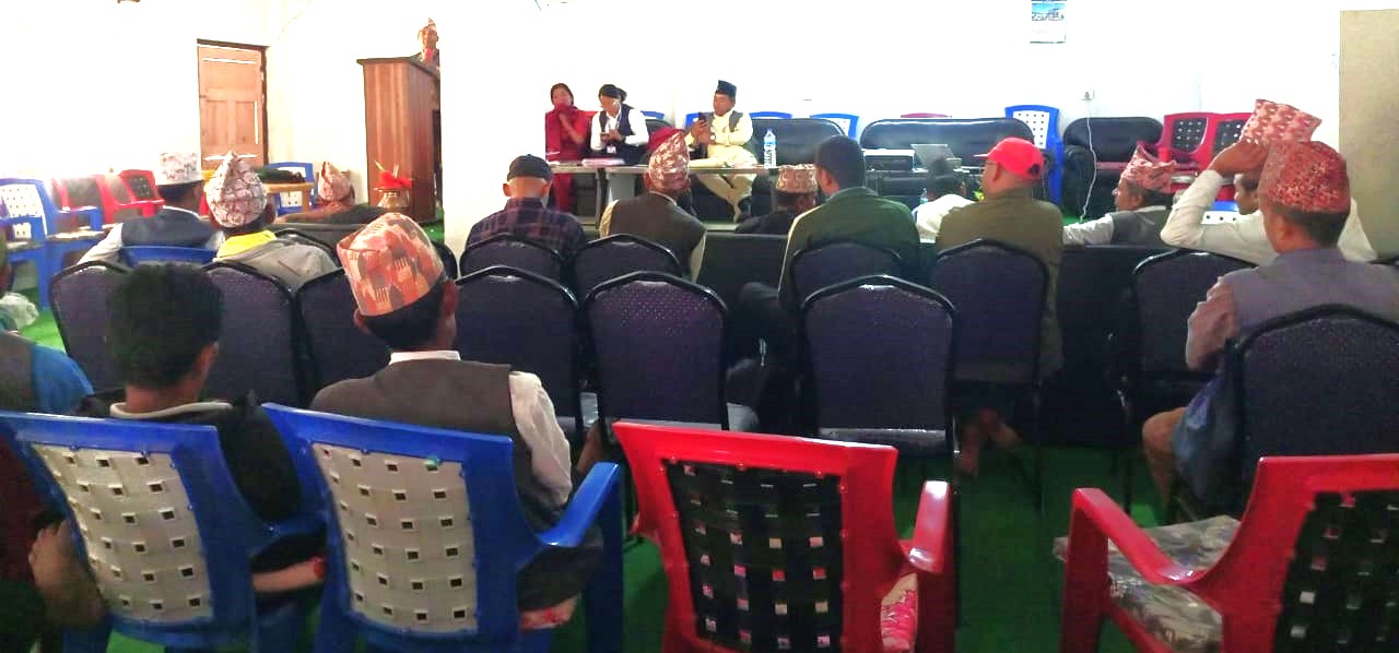 आगामी आर्थिक वर्षको बजेटका बारेमा चिङ्गाड गाउँपालिकामा विभिन्न सरोकारवालाहरु संग सुझाव संकलन